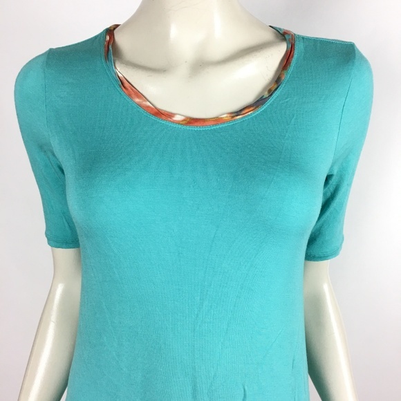 LOGO Lori Goldstein Seaglass Regular Knit Top - Picture 5 of 8